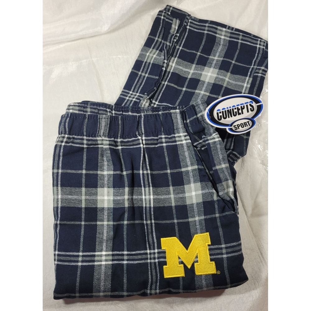 Concept Sports Chase Ultimate Ladies Flannel Sleep Pants Michigan Wolverines 2XL